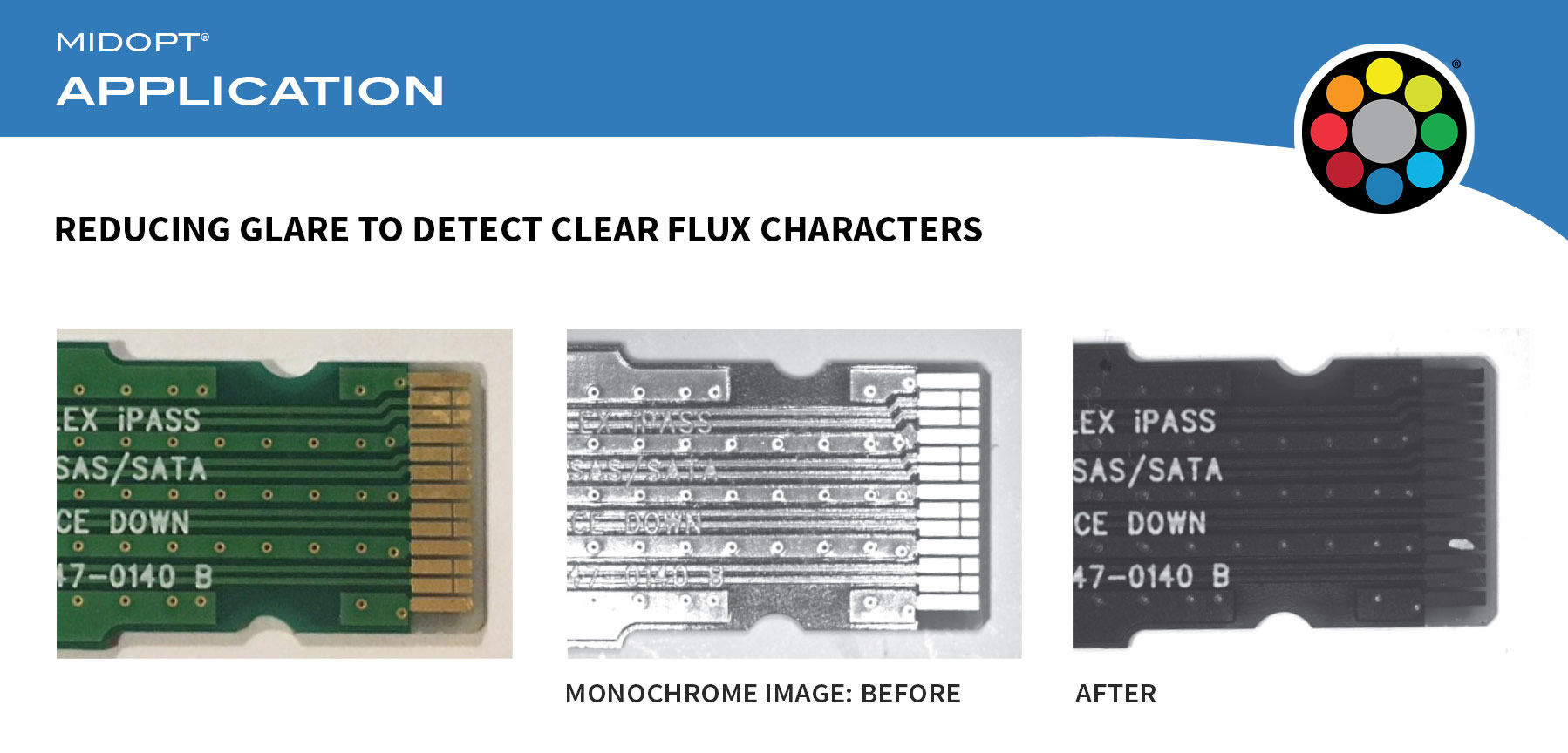 Reducing Glare for Optical Character Recognition On Clear Flux